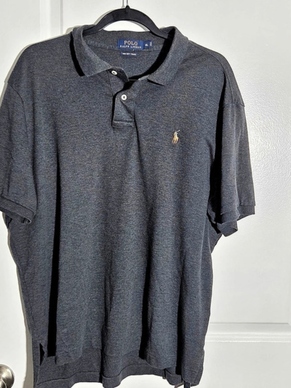 Polo Ralph Lauren Pima Soft Touch Polo Shirt Gray XL